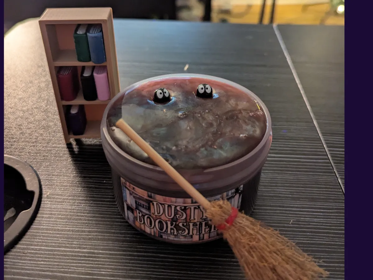 Dusty Bookshelf