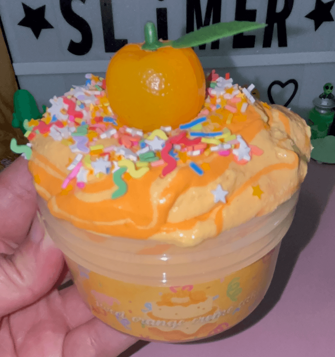 Sweet orange crème cake