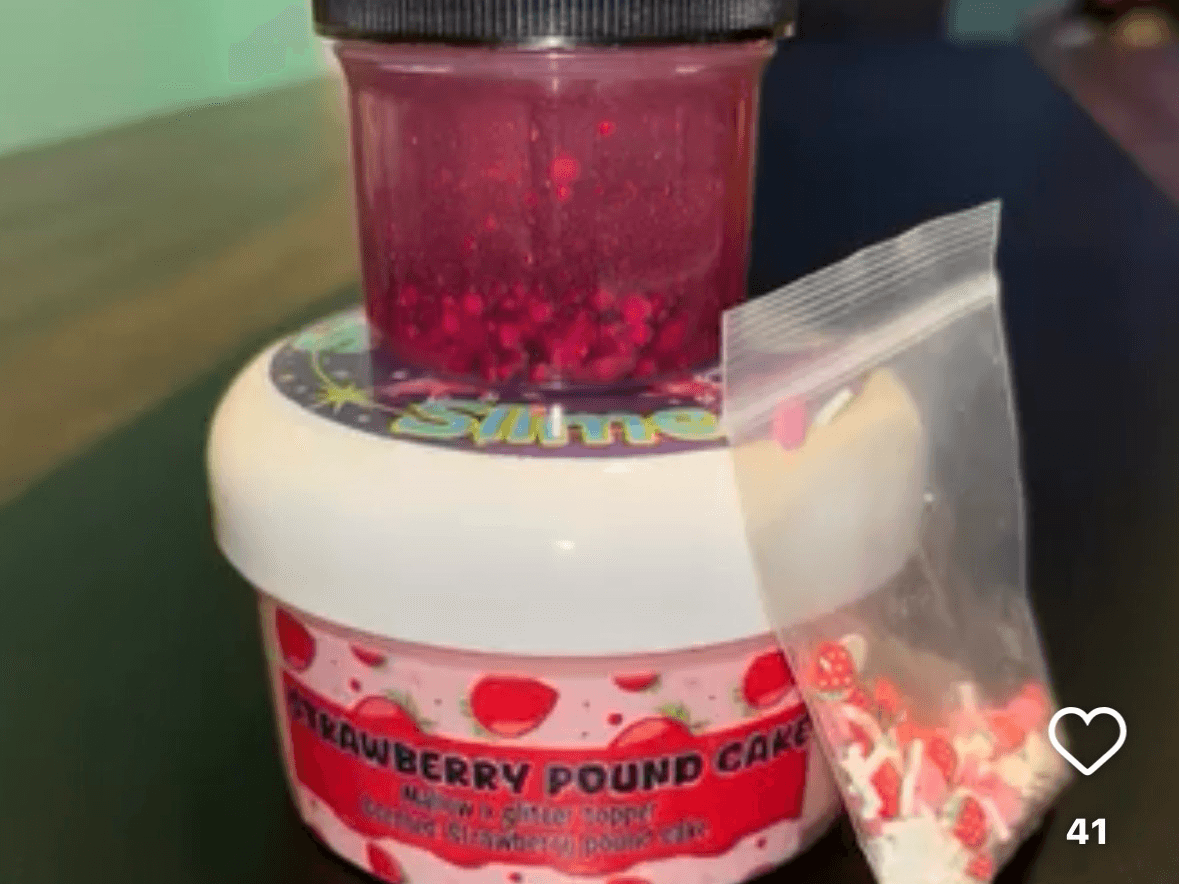 Strawberry pound cake