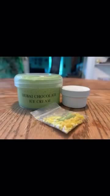 Dubai Chocolate Ice Cream