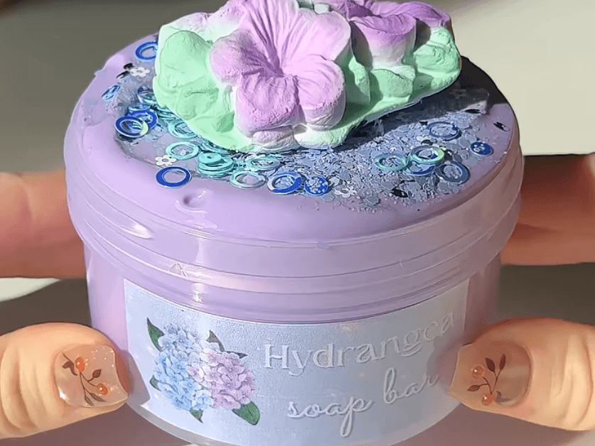 Hydrangea Soap Bar