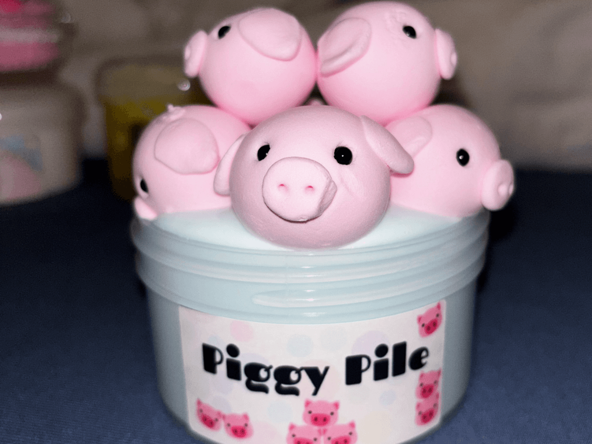 Piggy Pile DIY Slime
